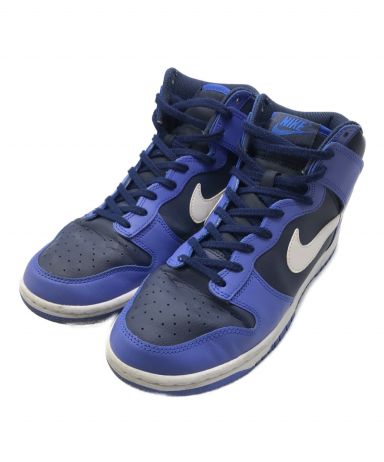 中古・古着通販】NIKE (ナイキ) ハイカットスニーカー ブルー サイズ