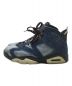 NIKE (ナイキ) AIR JORDAN 6 WASHED DENIM ネイビー サイズ:26cm：8000円