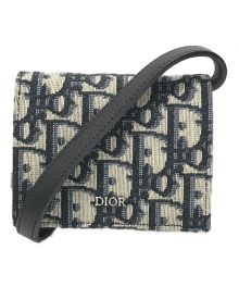 Dior（ディオール）の古着「Nano Pouch OBLIQUE」｜ネイビー