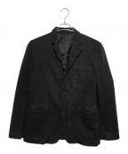COMME des GARCONS HOMMEコムデギャルソン オム）の古着「ポリ縮絨3Bジャケット」｜ブラック