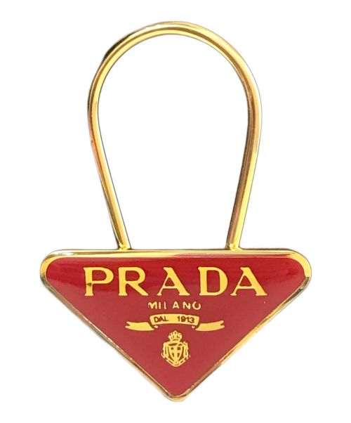 PRADA（プラダ）PRADA (プラダ) バッグチャーム レッドの古着・服飾アイテム