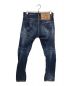 DSQUARED2 (ディースクエアード) DARK RIPPED BLUE WASH TIDY BIKER JEANS インディゴ サイズ:46：20000円