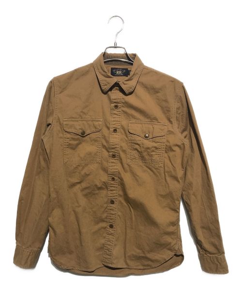 RRL（ダブルアールエル）RRL (ダブルアールエル) レギュラーシャツ カーキ サイズ:Sの古着・服飾アイテム