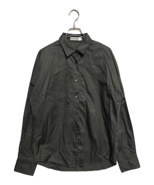 JIL SANDER（ジルサンダー）JIL SANDER (ジルサンダー) オックスフォードシャツ グレー サイズ:36の古着・服飾アイテム