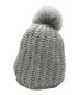 MONCLER (モンクレール) ボンボンニットキャップ グレー：16000円