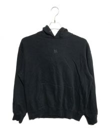 Y's×New Era（ワイズ×ニューエラ）の古着「COTTON FLEESE SWEAT PULLOVER HOODIE」｜ブラック