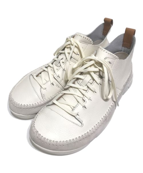 CLARKS（クラークス）CLARKS (クラークス) TRIGENIC FLEX ホワイト サイズ:UK7 1/2 未使用品の古着・服飾アイテム