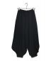 ENFOLD (エンフォルド) PEジョーゼット Vase TROUSERS ブラック サイズ:36：8000円