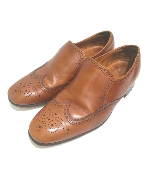 corniche by tricker's（コーニッシュバイトリッカーズ）Corniche by Tricker's (コーニッシュバイトリッカーズ) ウィングチップシューズ ブラウン サイズ:7 1/2の古着・服飾アイテム