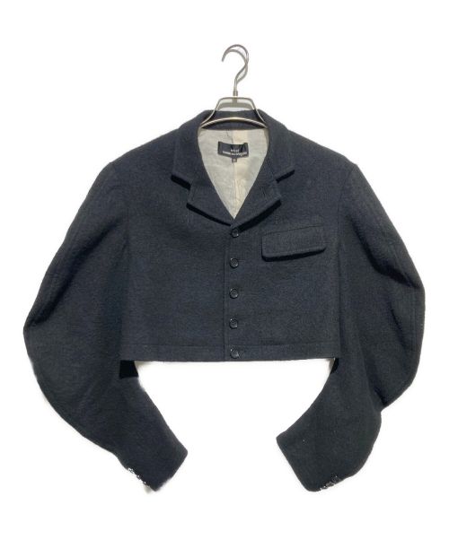 tricot COMME des GARCONS（トリココムデギャルソン）tricot COMME des GARCONS (トリココムデギャルソン) テーラードウールジャケット ブラック サイズ:Mの古着・服飾アイテム