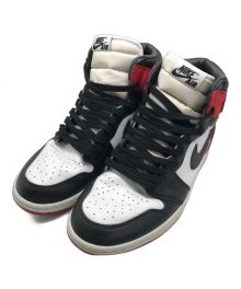 NIKE（ナイキ）の古着「WMNS Air Jordan 1 Retro High "Satin Black Toe"」｜レッド