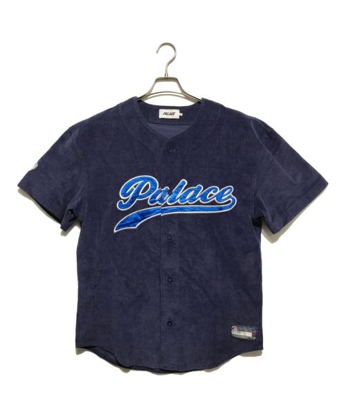 PALACE（パレス）PALACE (パレス) CORD BASEBALL JERSEY ネイビー サイズ:Mの古着・服飾アイテム