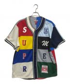 SUPREME×MITCHELL & NESSシュプリーム×ミッチェルアンドネス）の古着「Patchwork Baseball Jersey」｜マルチカラー