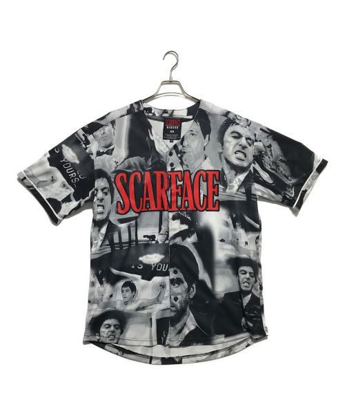 SCARFACE（スカーフェイス）SCARFACE (スカーフェイス) ゲームシャツ ブラック サイズ:XXLの古着・服飾アイテム