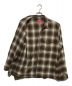 中古・古着 Supreme (シュプリーム) Shadow Plaid Flannel Zip Up Shirt ブラウン サイズ:Ｌ：25000円