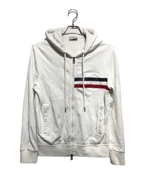 MONCLER（モンクレール）MONCLER (モンクレール) MAGLIA CARDIGAN C ホワイト サイズ:Sの古着・服飾アイテム