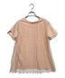 RED VALENTINO (レッドヴァレンティノ) 切替カットソー ピンク サイズ:XS：5000円