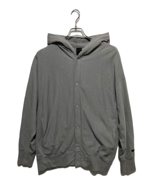 N.HOOLYWOOD（エヌ ハリウッド）N.HOOLYWOOD (エヌ ハリウッド) HOODED SHIRT グレー サイズ:38の古着・服飾アイテム