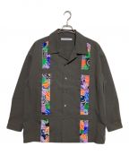 Children of the Discordanceチルドレン オブ ザ ディスコーダンス）の古着「BANDANA CUBA SHIRT L/S」｜グレー