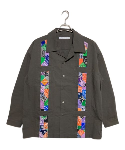 Children of the Discordance（チルドレン オブ ザ ディスコーダンス）Children of the discordance (チルドレン オブ ザ ディスコーダンス) BANDANA CUBA SHIRT L/S グレー サイズ:2の古着・服飾アイテム