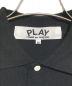 中古・古着 PLAY COMME des GARCONS (プレイ コムデギャルソン) ポロシャツ ブラック サイズ:M：6000円