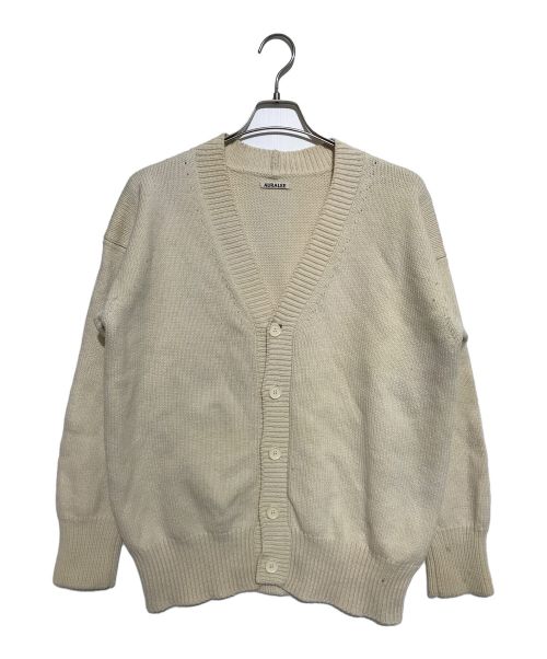 AURALEE（オーラリー）AURALEE (オーラリー) FELT WOOL YARN KNIT CARDIGAN アイボリー サイズ:3の古着・服飾アイテム