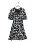 Kate Spade（ケイトスペード）の古着「Bicolor Floral Ponte Dress」｜ブラック