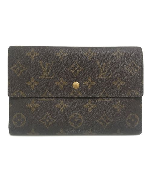 LOUIS VUITTON（ルイ ヴィトン）LOUIS VUITTON (ルイ ヴィトン) 3つ折り財布 ブラウンの古着・服飾アイテム