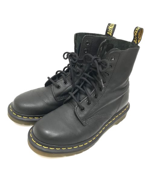 Dr.Martens（ドクターマーチン）Dr.Martens (ドクターマーチン) 8ホールブーツ ブラック サイズ:24の古着・服飾アイテム