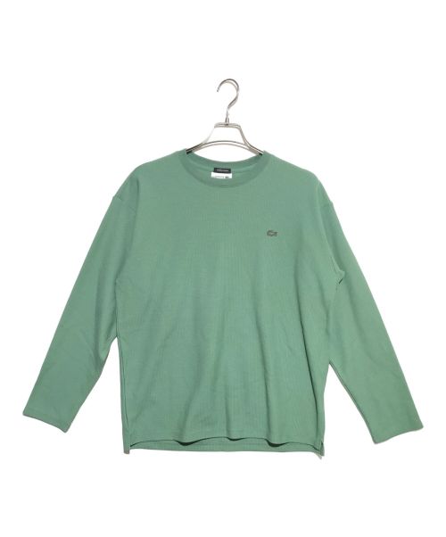 LACOSTE（ラコステ）LACOSTE (ラコステ) BEAUTY&YOUTH (ビューティーアンドユース)  1トーン ロングスリーブ Tシャツ グリーン サイズ:XL 未使用品の古着・服飾アイテム