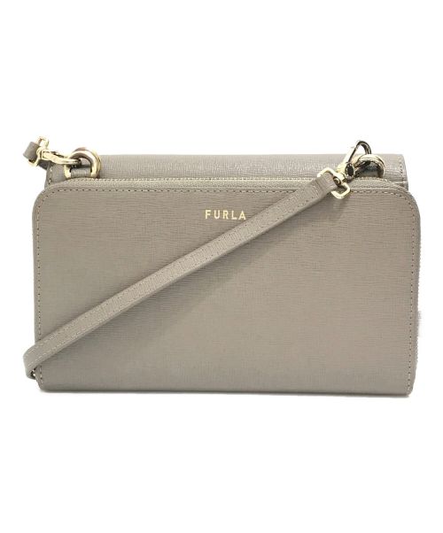 FURLA（フルラ）FURLA (フルラ) ショルダーバッグ グレージュの古着・服飾アイテム