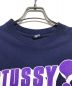 中古・古着 stussy (ステューシー) プリントTシャツ ネイビー サイズ:M：6000円