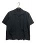 th products（ティーエイチプロダクツ）の古着「Open collar Shirt」｜ブラック