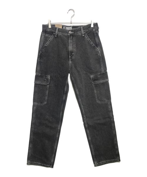 Levi's SILVER TAB（リーバイス シルバータブ）LEVI'S SILVER TAB (リーバイス シルバータブ) ルーズフィットカーゴパンツ ブラック サイズ:W31L32 未使用品の古着・服飾アイテム