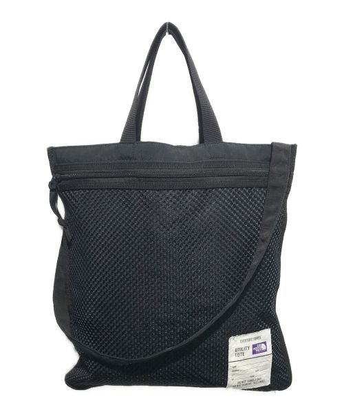 THE NORTHFACE PURPLELABEL（ザ・ノースフェイス パープルレーベル）THE NORTHFACE PURPLELABEL (ザ・ノースフェイス パープルレーベル) Field Utility Tote ブラックの古着・服飾アイテム