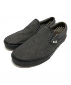 VANS×vainl archiveバンズ×ヴァイナルアーカイブ）の古着「CLASSIC SLIP-ON STREET KNOWLEDGE」｜ブラック