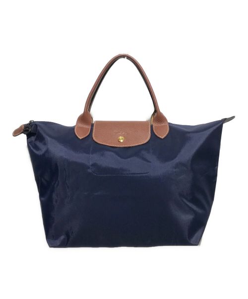 LONGCHAMP（ロンシャン）LONGCHAMP (ロンシャン) プリアージュトップハンドルバッグ ネイビーの古着・服飾アイテム