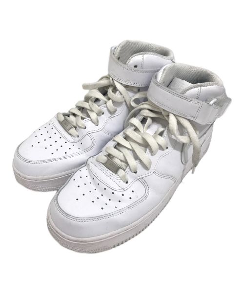 NIKE（ナイキ）NIKE (ナイキ) AIR FORCE 1 MID 07 ホワイト サイズ:27.5の古着・服飾アイテム