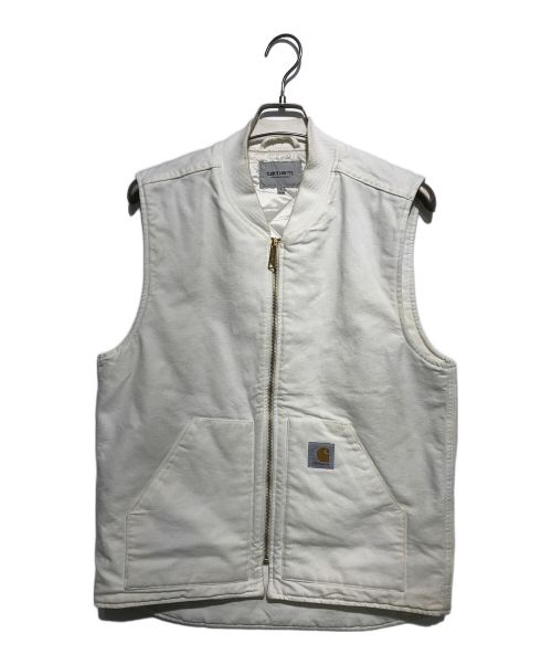 CarHartt（カーハート）CarHartt (カーハート) CLASSIC VEST ホワイト サイズ:Lの古着・服飾アイテム