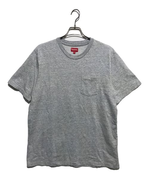 SUPREME（シュプリーム）SUPREME (シュプリーム) ポケットカットソー グレー サイズ:XLの古着・服飾アイテム