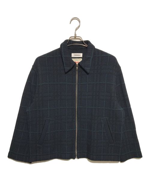 Coohem（コーヘン）Coohem (コーヘン) COUNTRY TARTAN TWEED JACKET ネイビー サイズ:2の古着・服飾アイテム