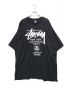 stussy（ステューシー）の古着「ワールドツアープリントTシャツ」｜ブラック