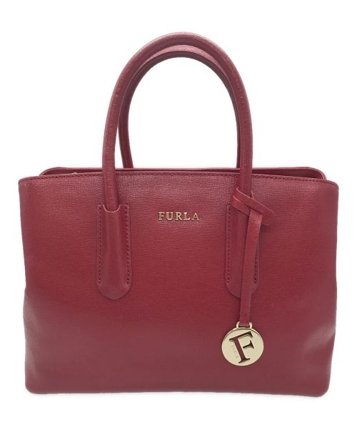 FURLA（フルラ）FURLA (フルラ) 2WAYバッグ レッドの古着・服飾アイテム