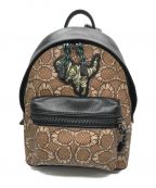 COACH×Michael B. Jordanコーチ×マイケル ジョーダン）の古着「Charter Backpack 24 In Mummified Signature Canvas With Rexy 