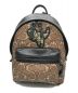 COACH（コーチ）の古着「Charter Backpack 24 In Mummified Signature Canvas With Rexy 