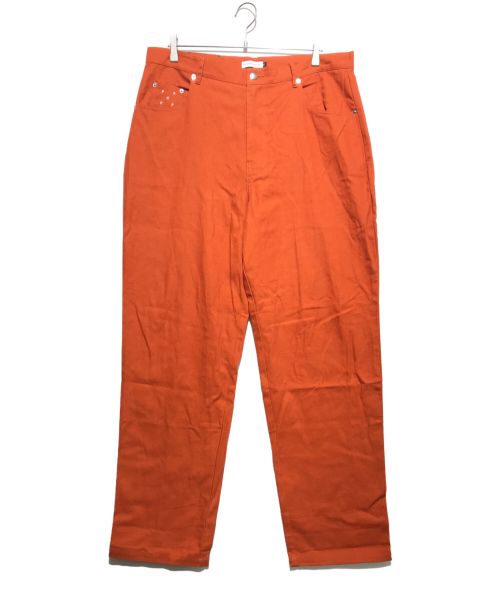 POP TRADING COMPANY（ポップトレーディングカンパニー）POP TRADING COMPANY (ポップトレーディングカンパニー) drs canvas pant オレンジ サイズ:XLの古着・服飾アイテム