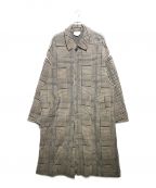 YOKEヨーク）の古着「GUN CLUB CHECK COAT」｜ブラウン