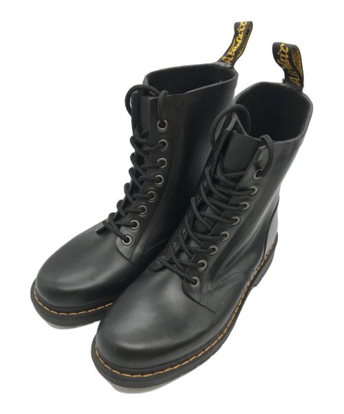 Dr.Martens（ドクターマーチン）Dr.Martens (ドクターマーチン) 8ホールレインブーツ ブラック サイズ:US8の古着・服飾アイテム