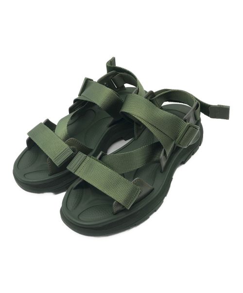 ALEXANDER McQUEEN（アレキサンダーマックイーン）ALEXANDER McQUEEN (アレキサンダーマックイーン) Tread Sandals グリーン サイズ:42の古着・服飾アイテム