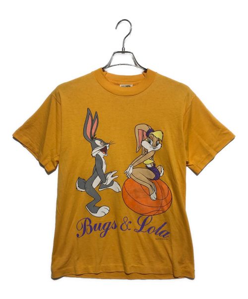 SPACE JAM（スペースジャム）SPACE JAM (スペースジャム) ヴィンテージプリントTシャツ イエロー サイズ:Mの古着・服飾アイテム